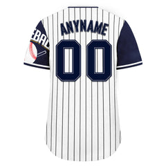 Custom Vintage Personalized Authentic Baseball Jersey BSBJ01-E025021-3