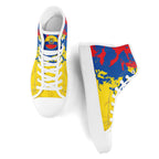 Custom Ecuador 2026 World Cup Sneakers DIY Country Flag Running Shoes Lightweight Sport Shoes Gift for Football Fans Personalized Team Name and Logo FN024-F009099-1