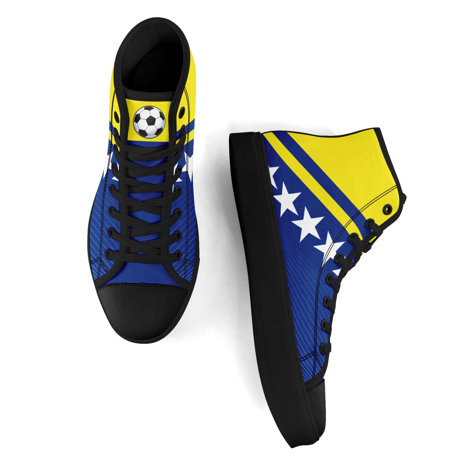 Custom Curaçao 2026 World Cup Sneakers DIY Country Flag Running Shoes Lightweight Sport Shoes Gift for Football Fans Personalized Team Name and Logo FN024-F009098-5