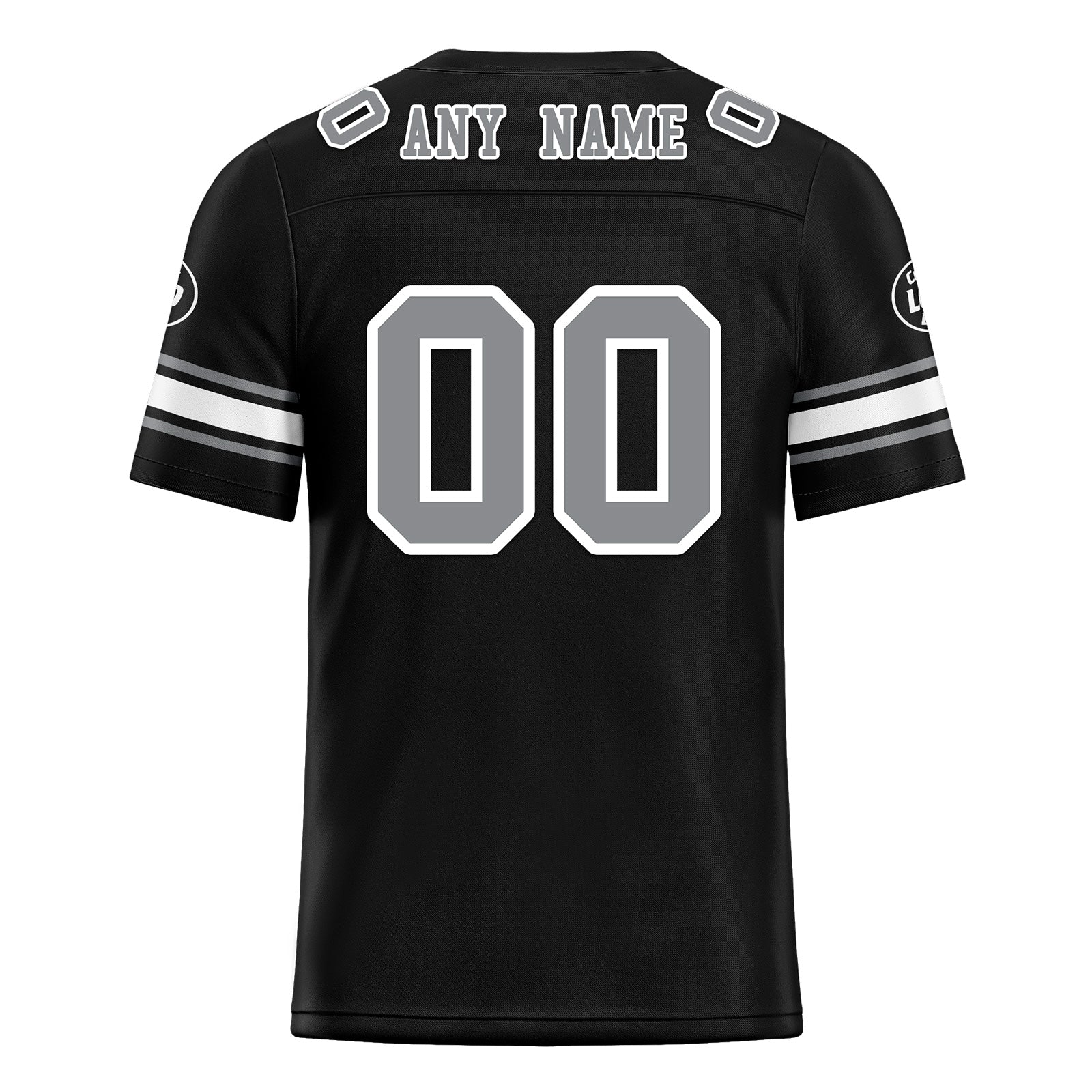 Custom Black Las Vegas Personalized Authentic Football Jersey FBJ02-D020256-23