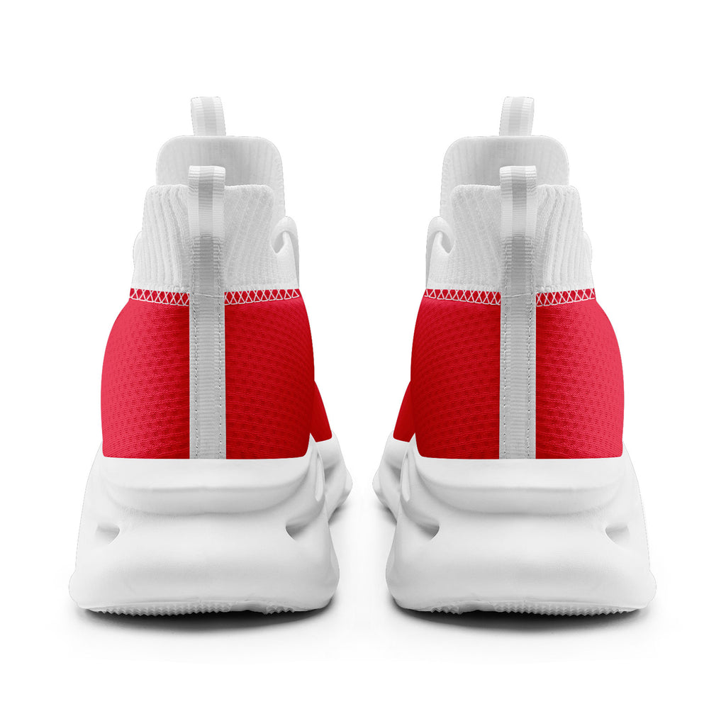 Custom Red White Missouri MaxSoul Shoes and Hat Combo Offer Personalized Combo ZH-D028017-25