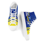 Custom Curaçao 2026 World Cup Sneakers DIY Country Flag Running Shoes Lightweight Sport Shoes Gift for Football Fans Personalized Team Name and Logo FN024-F009098-3