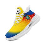 Custom Ecuador 2026 World Cup Sneakers DIY Country Flag Running Shoes Lightweight Sport Shoes Gift for Football Fans Personalized Team Name and Logo FN079-F009088-2