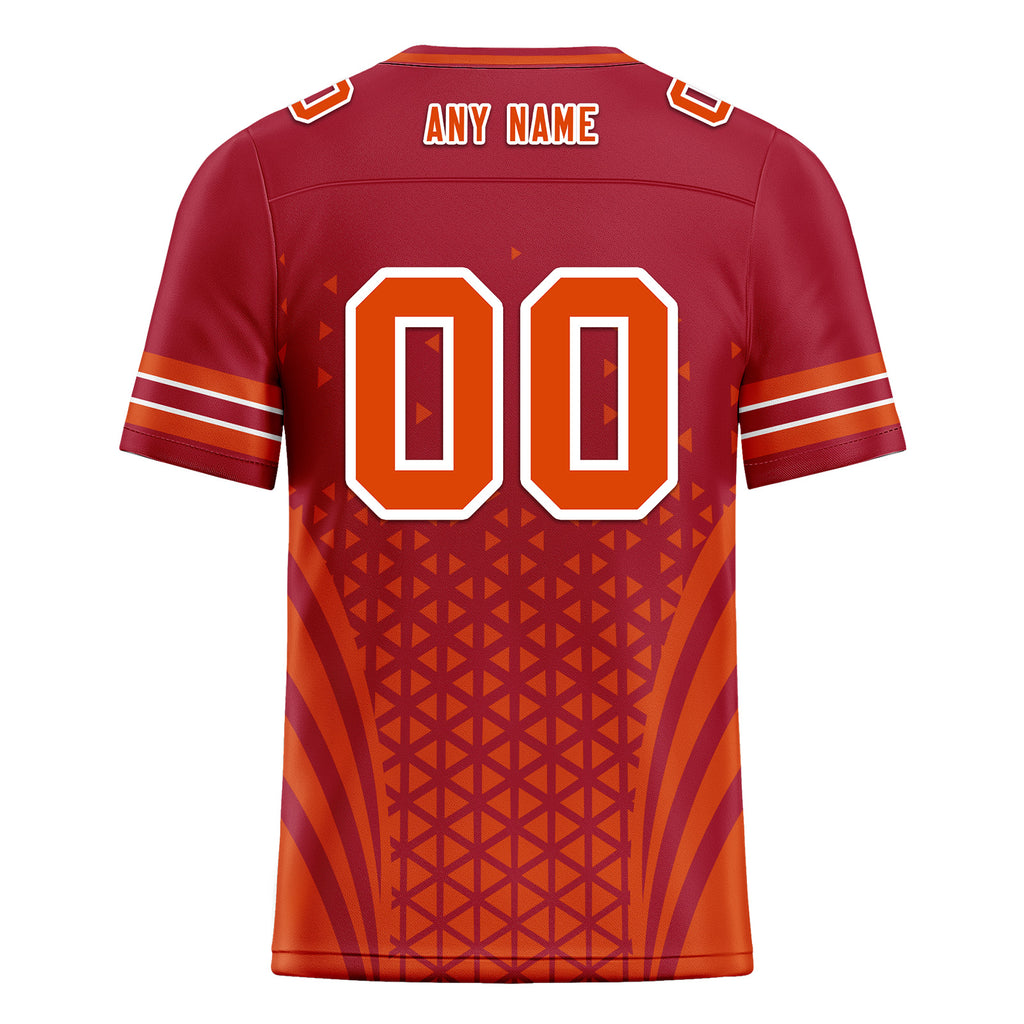Custom Red White Florida Personalized Authentic Football Jersey FBJ02-D023033-29