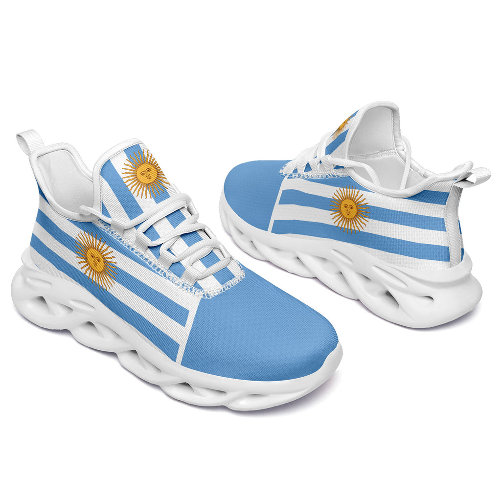 Custom 2026 World Cup Argentina Sneakers DIY Country Flag Running Shoes Lightweight Sport Shoes Gift for Football Fans Personalized Team Name and Logo FN027-F027044-2