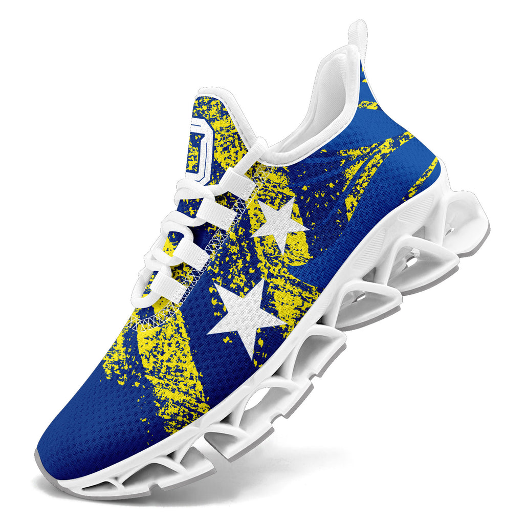 Custom Curaçao 2026 World Cup Sneakers DIY Country Flag Running Shoes Lightweight Sport Shoes Gift for Football Fans Personalized Team Name and Logo FN003XD-F009091-4
