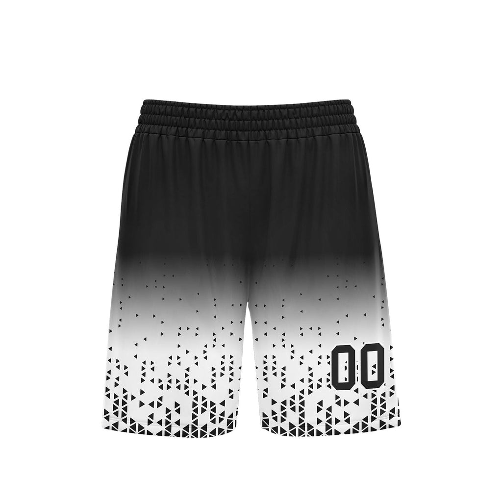 Custom Black White Fade Fashion Sports Uniform Basketball Jersey BBJ01-D020102-2
