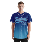 Custom Blue Fade Fashion Personalized Authentic Baseball Jersey BSBJ01-D0a70fd