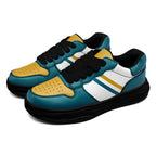Custom Green Yellow Jacksonville Shoes Personalized Sneaker FN032-D020389-16