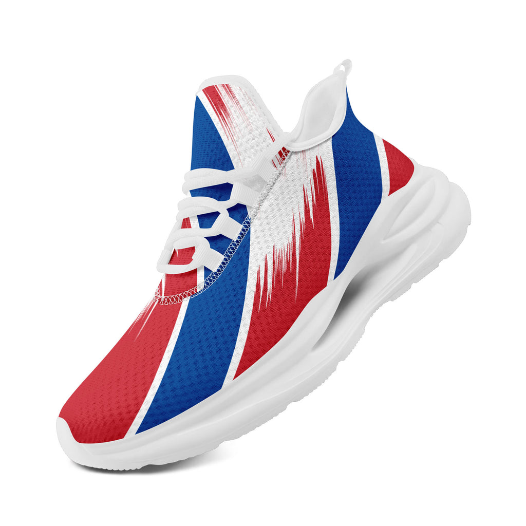 Custom South Korea 2026 World Cup Sneakers DIY Country Flag Running Shoes Lightweight Sport Shoes Gift for Football Fans Personalized Team Name and Logo FN079-F009131-5