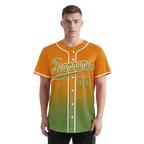 Custom Orange Green Fade Fashion Personalized Authentic Baseball Jersey BSBJ01-D0a70b9