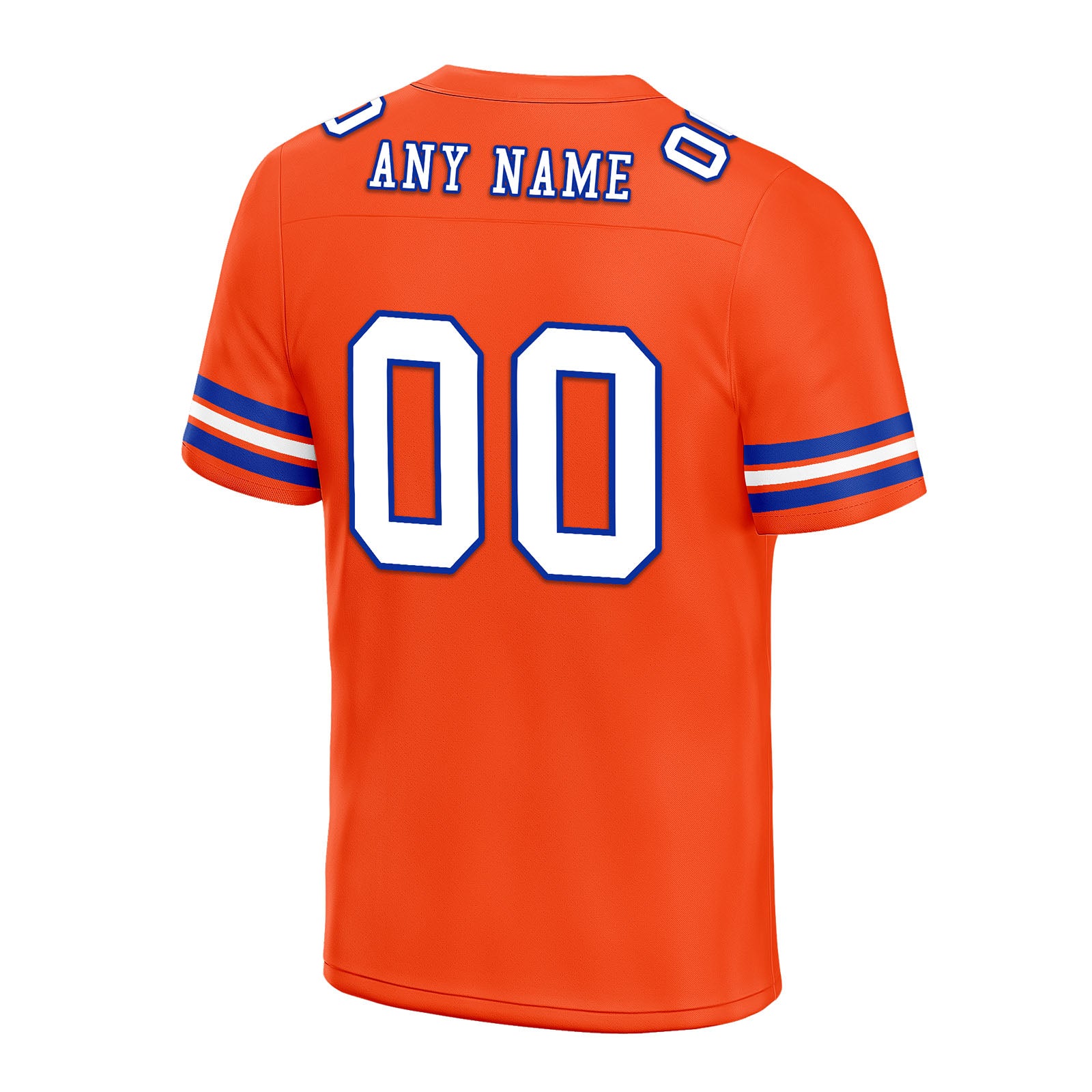 Custom Orange Denver Personalized Authentic Football Jersey FBJ02-E0601-14