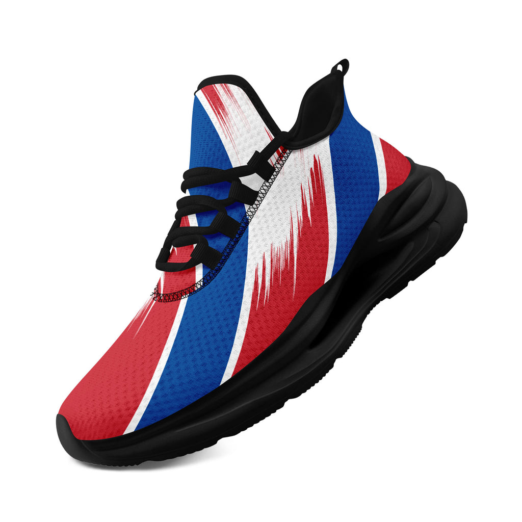 Custom South Korea 2026 World Cup Sneakers DIY Country Flag Running Shoes Lightweight Sport Shoes Gift for Football Fans Personalized Team Name and Logo FN079-F009131-5