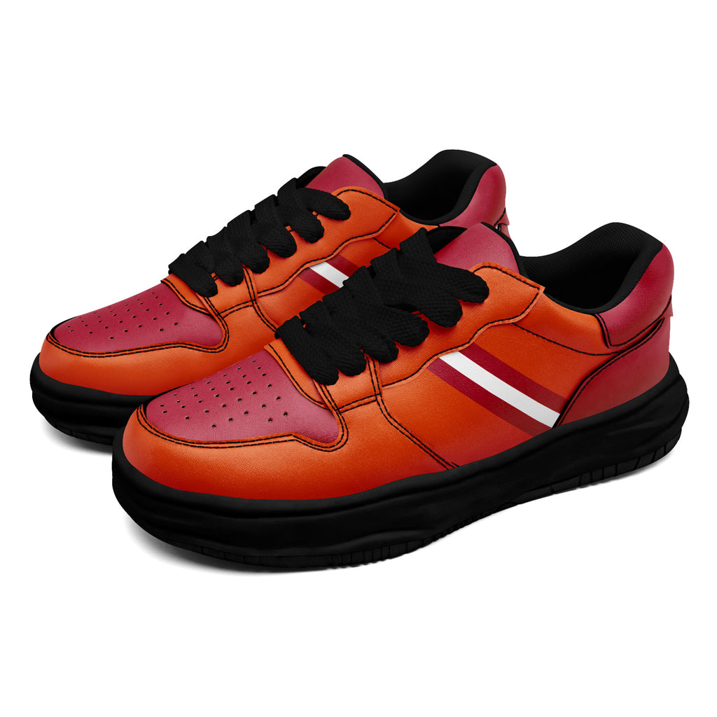 Custom Red Orange Tampa Bay Shoes Personalized Sneaker FN032-D020389-29
