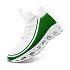 Custom Green White Maxsoul Shoes Personalized Sneaker FN030XD-D020388-20