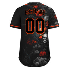 Custom Gothic Personalized Authentic Baseball Jersey BSBJ01-E06009