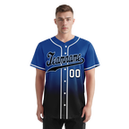 Custom Blue Black Fade Fashion Personalized Authentic Baseball Jersey BSBJ01-D0a70be