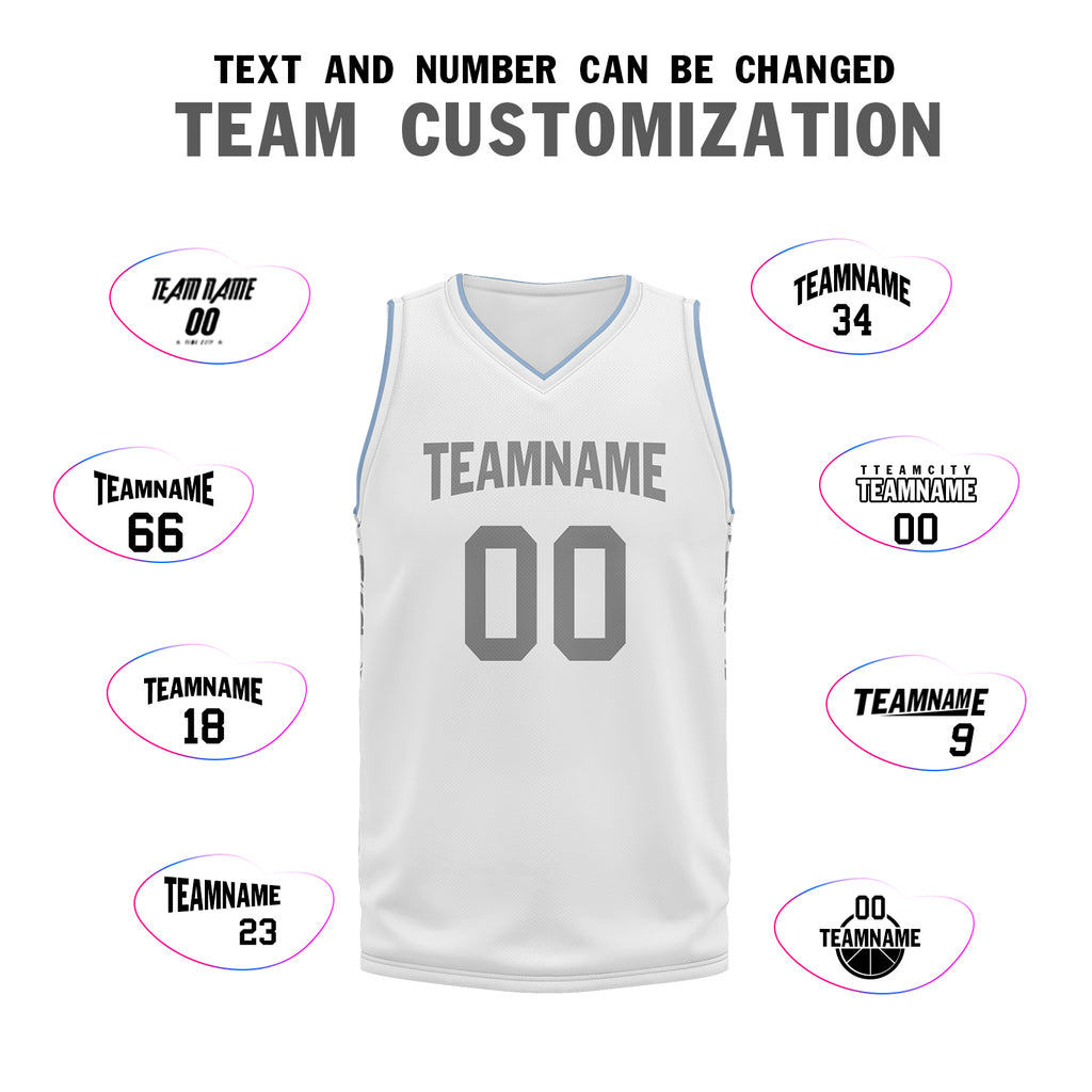Custom White Pattern City Edition Personalized Sports Uniform Authentic Basketball Jersey BBJ01-D06101-7