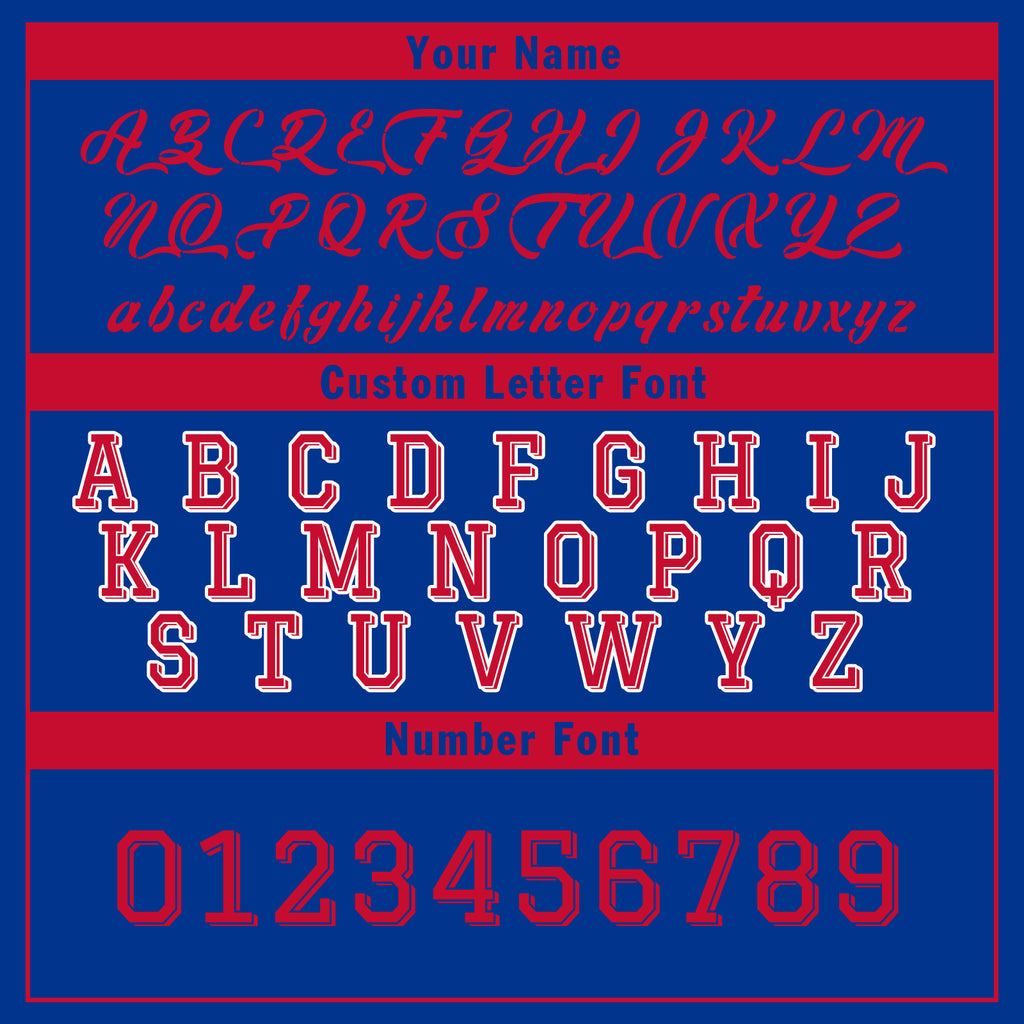 Custom Blue Red Buffalo Jacket Bomber Full-Snap Varsity Letterman Personalized Jacket FZ005SX-D020290-4