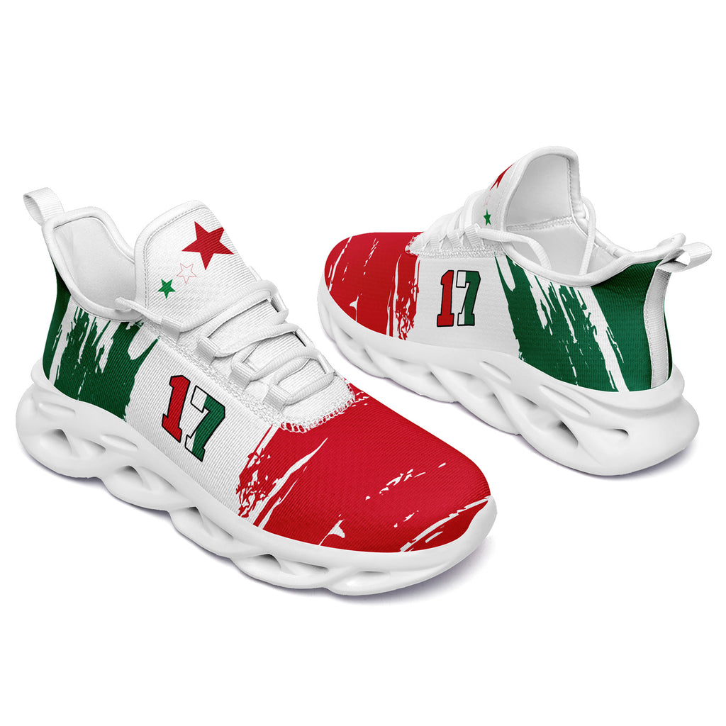 Custom 2026 World Cup Mexico Sneakers DIY Country Flag Running Shoes Lightweight Sport Shoes Gift for Football Fans Personalized Team Name and Logo FN003-F023078-4