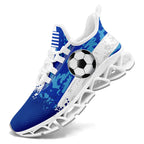 Custom Uruguay 2026 World Cup Sneakers DIY Country Flag Running Shoes Lightweight Sport Shoes Gift for Football Fans Personalized Team Name and Logo FN003XD-F009085-2