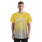 Custom Yellow Grey Fade Fashion Personalized Authentic Baseball Jersey BSBJ01-D0a70fb