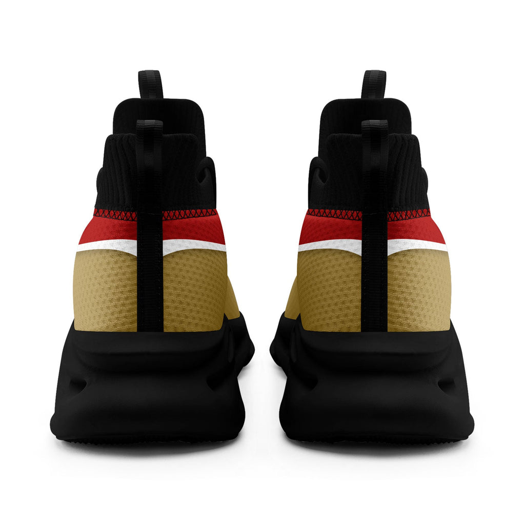 Custom Red Gold Maxsoul Shoes Personalized Sneaker FN030A-E020011-18