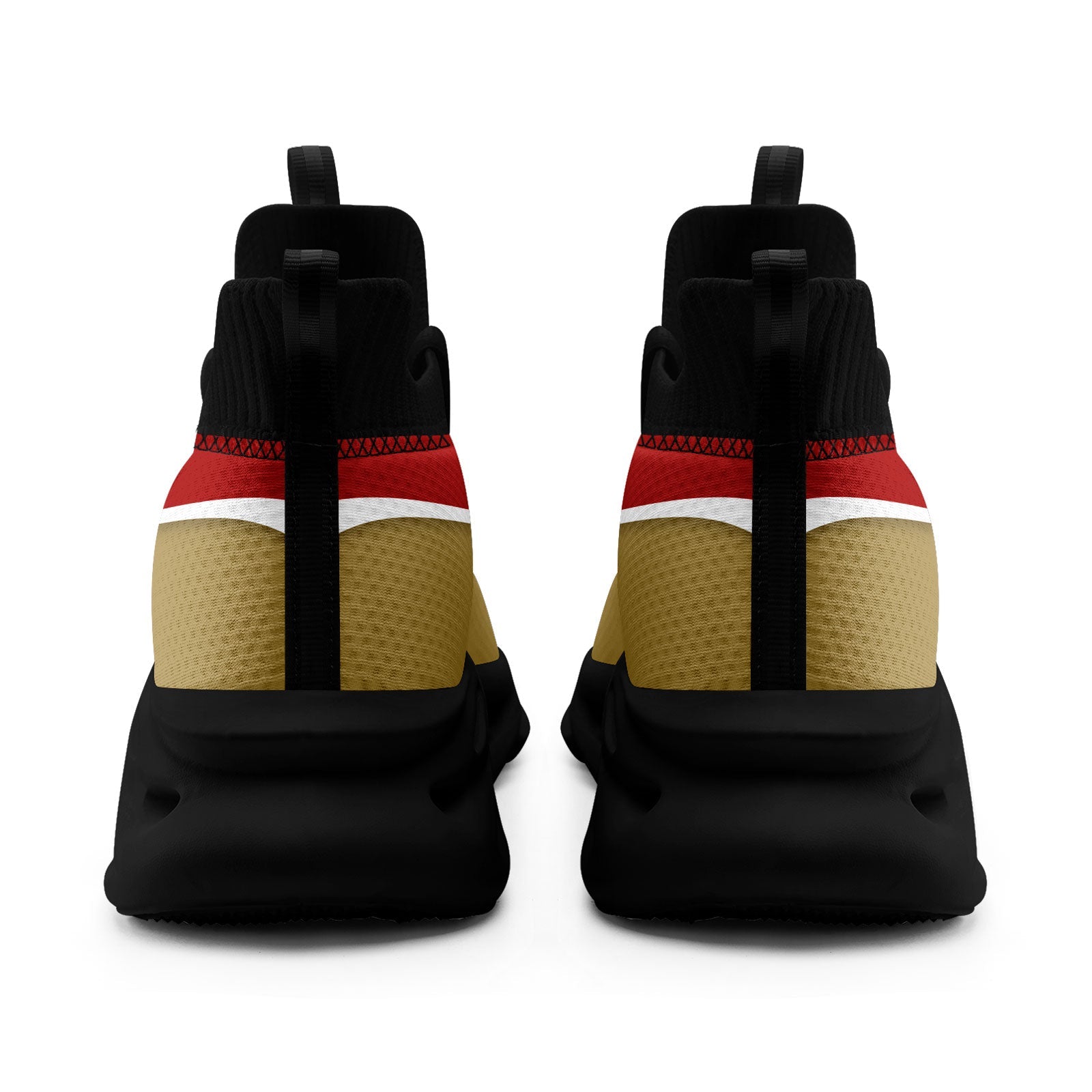 Custom Red Gold Maxsoul Shoes Personalized Sneaker FN030A-E020011-18