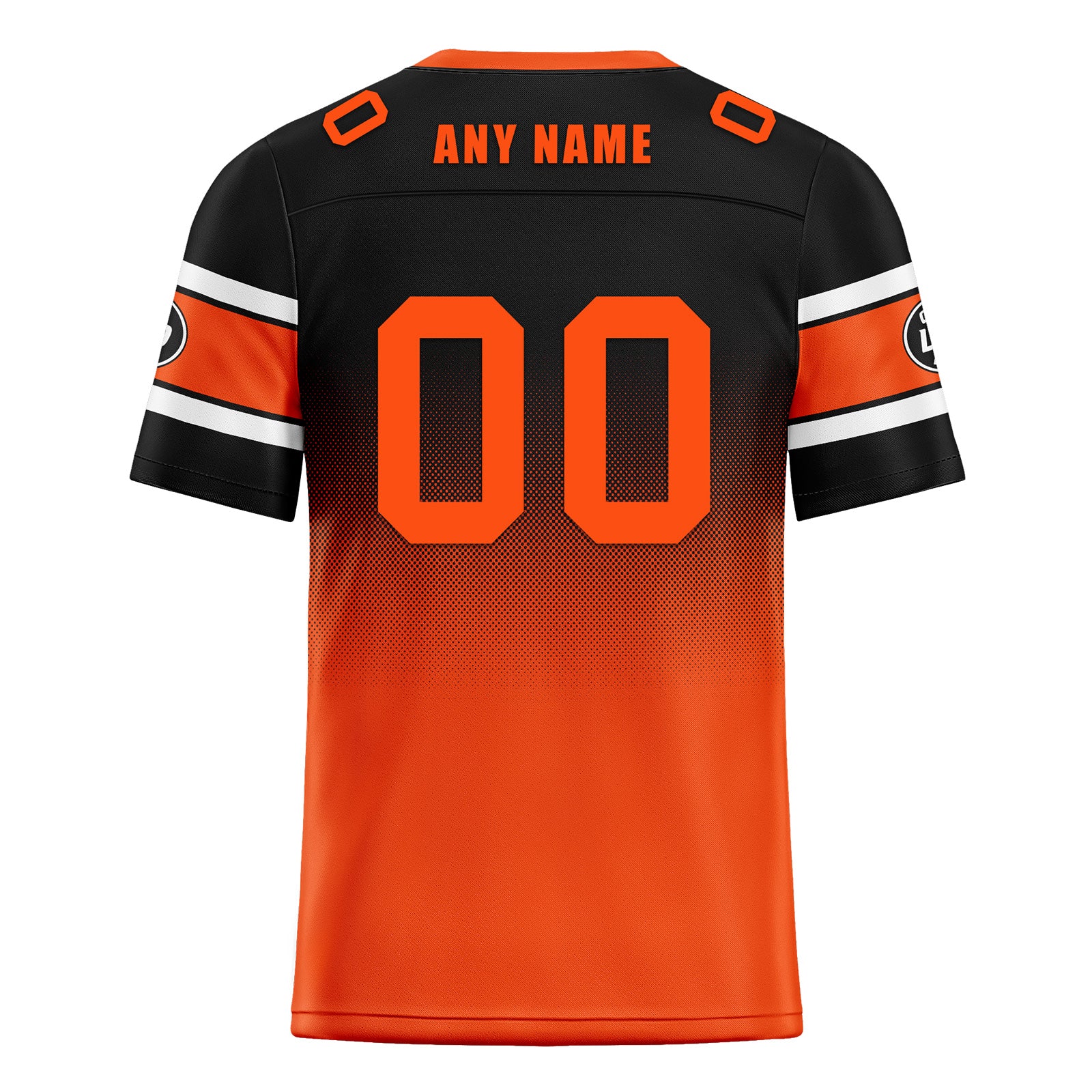 Custom Black Orange Cincinnati Football Jersey and Hat Combo Offer Personalized Combo ZH-D020326-6