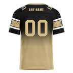 Custom Black Yellow New Orleans Football Jersey and Hat Combo Offer Personalized Combo ZH-D020326-19