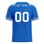 Custom Blue Gray Detroit Football Jersey and Firesoul Sports Shoes Combo Offer Personalized Combo ZH-D020273-11