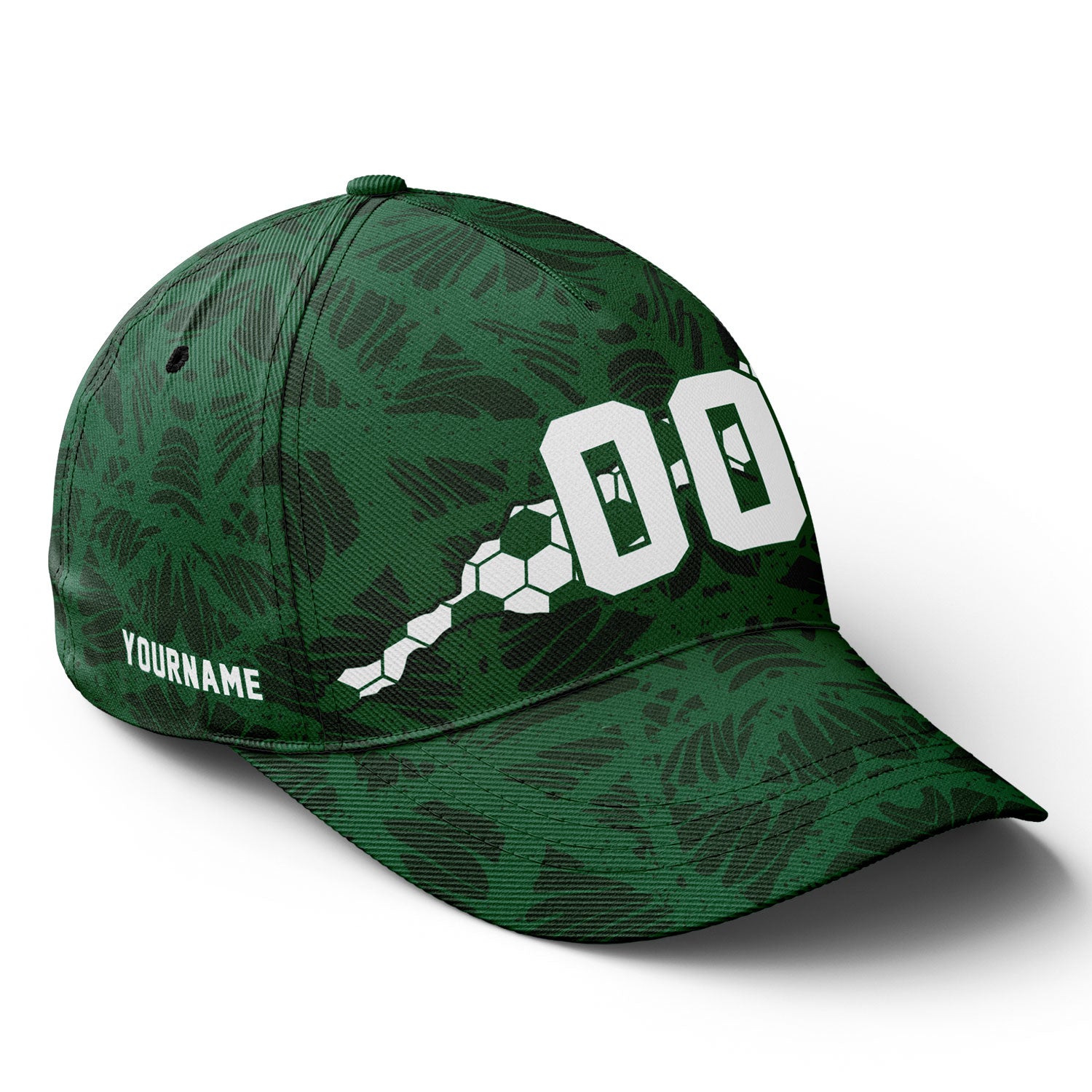 Personalized 2026 Saudi Arabia Soccer Fan Hat - Add Your Name & Design Custom 2026 Football Tournament Hat YW061-F027100-7