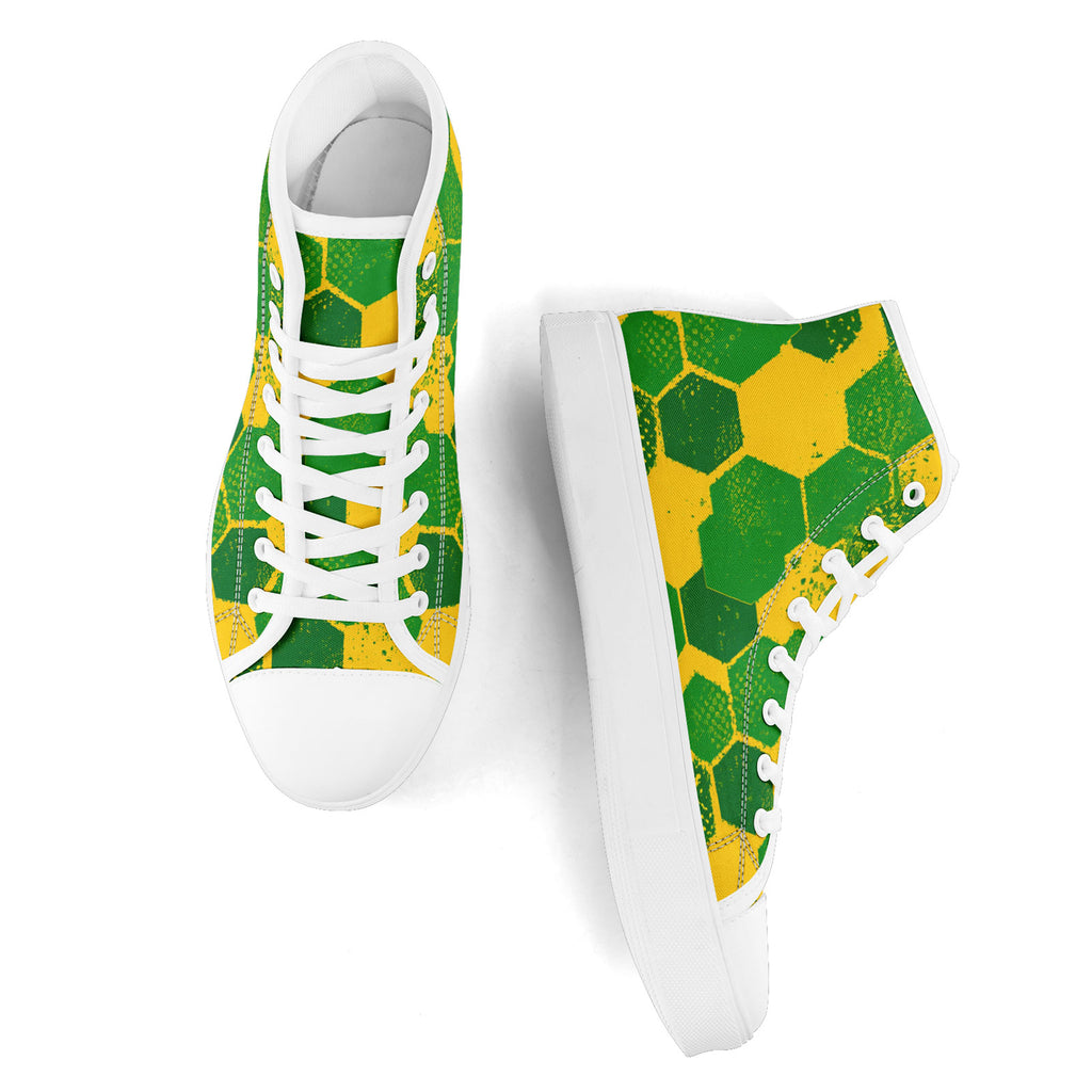 Custom 2026 World Cup Brazil Sneakers DIY Country Flag Running Shoes Lightweight Sport Shoes Gift for Football Fans Personalized Team Name and Logo FN024-F027092-4