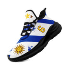 Custom Uruguay 2026 World Cup Sneakers DIY Country Flag Running Shoes Lightweight Sport Shoes Gift for Football Fans Personalized Team Name and Logo FN079-F009123-6