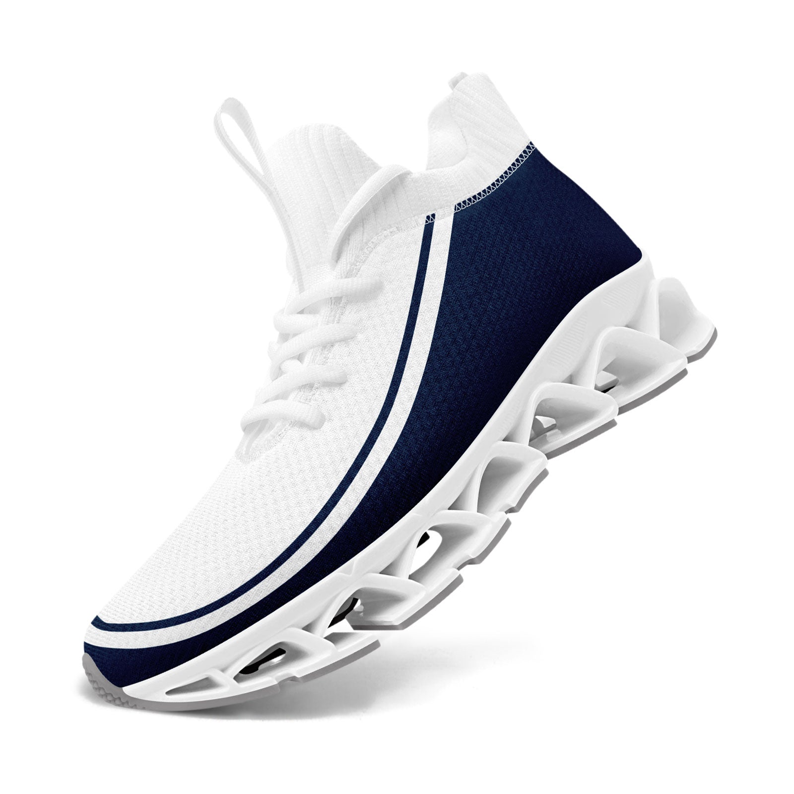 Custom Navy White Maxsoul Shoes Personalized Sneaker FN030XD-D020388-24