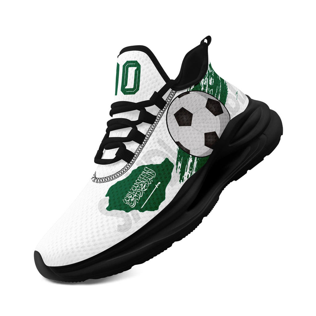 Custom Saudi Arabia 2026 World Cup Sneakers DIY Country Flag Running Shoes Lightweight Sport Shoes Gift for Football Fans Personalized Team Name and Logo FN079-F009093-5