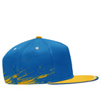 Custom Blue Yellow Los Angeles Football Jersey and Hat Combo Offer Personalized Combo ZH-D020326-22