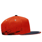 Custom Orange Blue Chicago Football Jersey and Hat Combo Offer Personalized Combo ZH-D020326-7