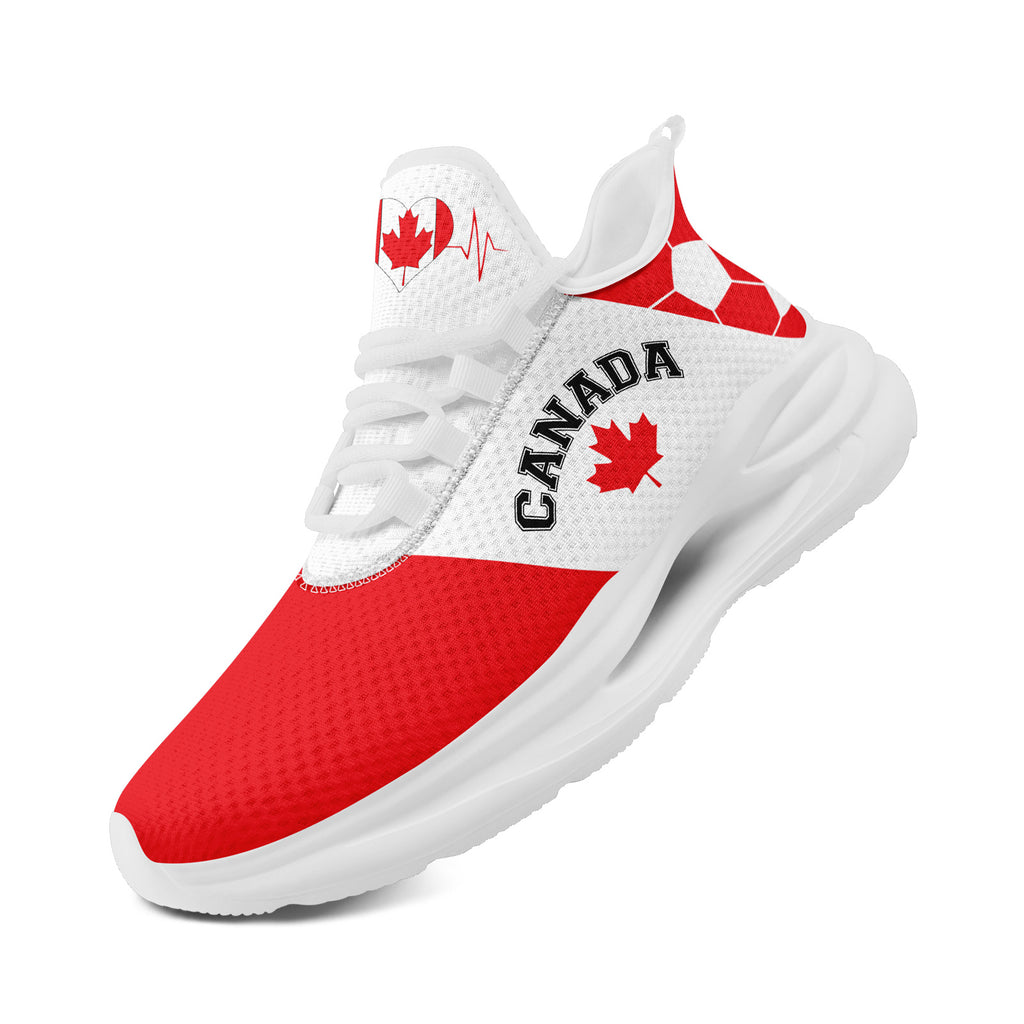 Custom 2026 World Cup Canada Sneakers DIY Country Flag Running Shoes Lightweight Sport Shoes Gift for Football Fans Personalized Team Name and Logo FN079-F023063-3