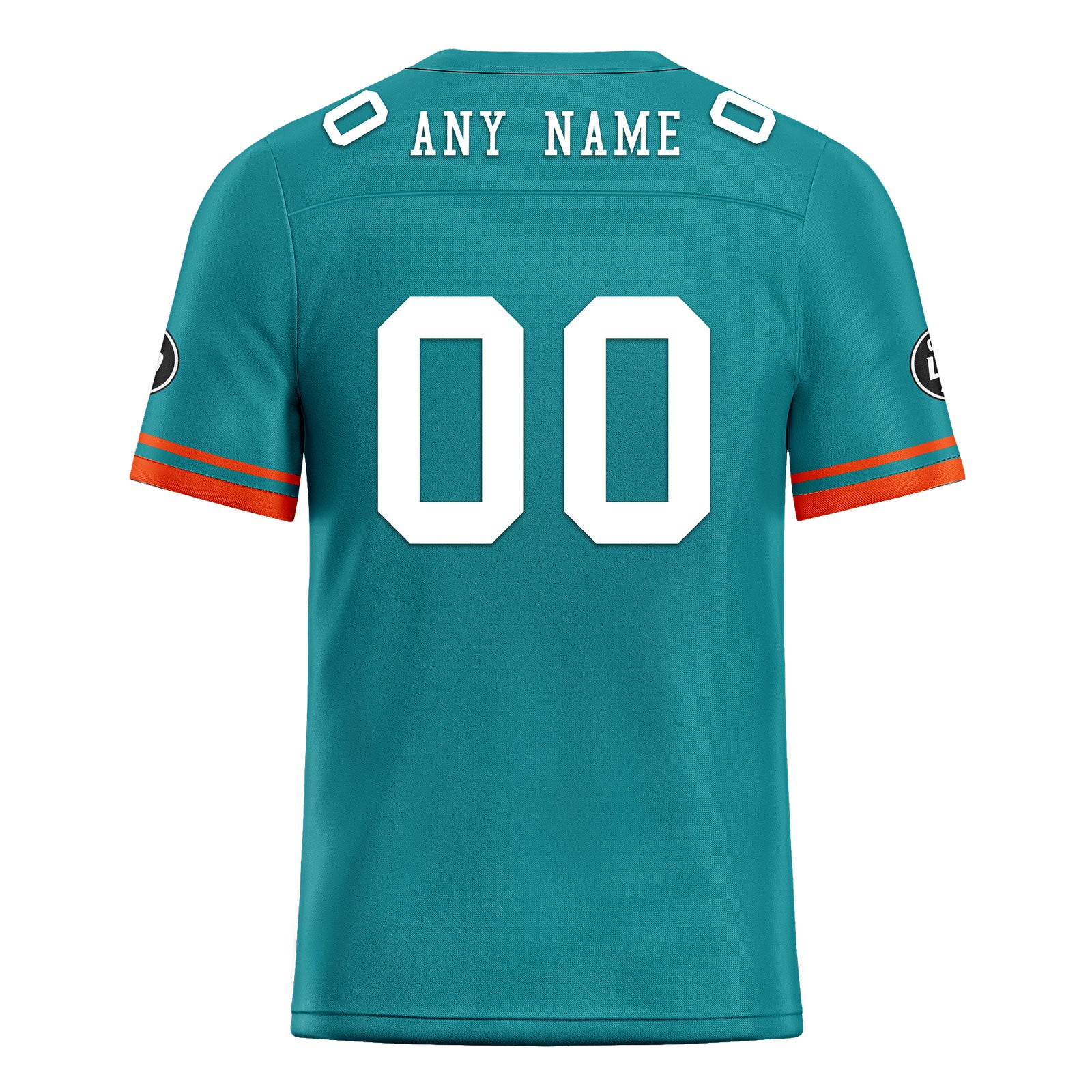 Custom Green Orange Miami Football Jersey and Firesoul Sports Shoes Combo Offer Personalized Combo ZH-D020273-24