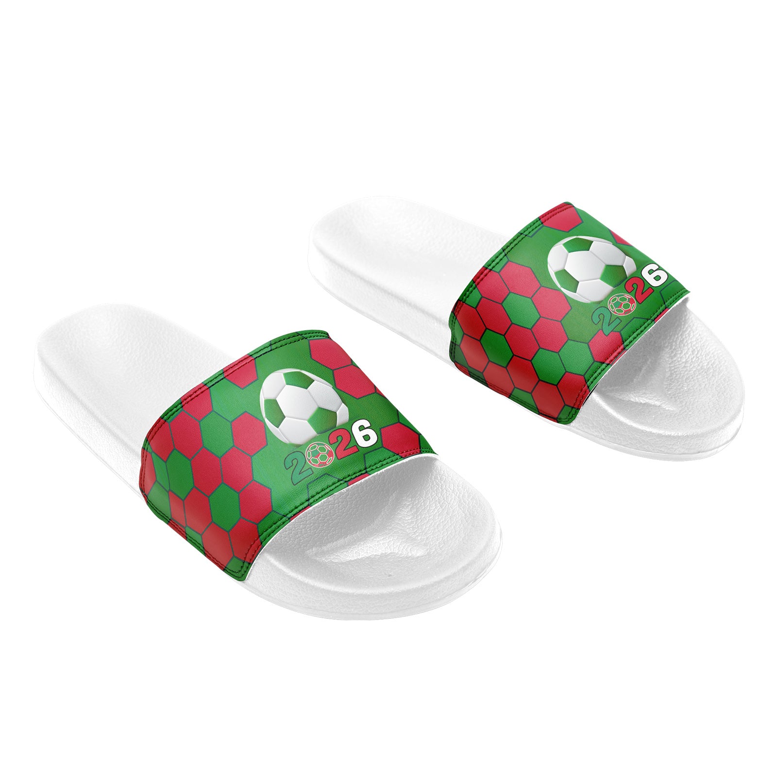 Custom 2026 World Cup Mexico Sneakers DIY Country Flag Running Shoes Lightweight Sport Shoes Gift for Football Fans Personalized Team Name and Logo FN056-F023074-2