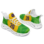 Custom 2026 World Cup Brazil Sneakers DIY Country Flag Running Shoes Lightweight Sport Shoes Gift for Football Fans Personalized Team Name and Logo FN003-F027077-8