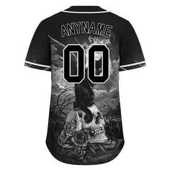 Custom Gothic Personalized Authentic Baseball Jersey BSBJ01-E06008