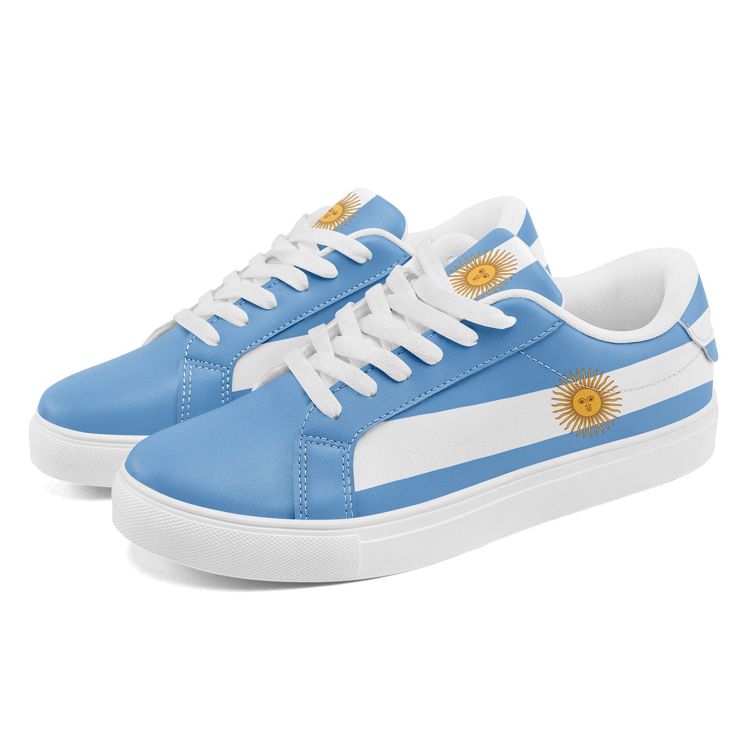 Custom 2026 World Cup Argentina Sneakers DIY Country Flag Running Shoes Lightweight Sport Shoes Gift for Football Fans Personalized Team Name and Logo FN023-F027051-1