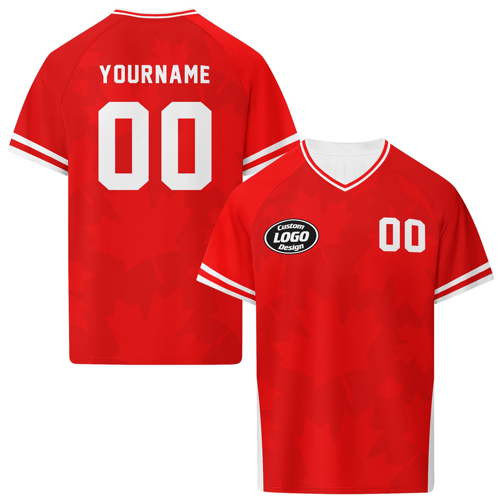 Custom Canada 2026 World Cup Football Shirt Customized Soccer Jersey for Fans Add Your Name & Number FZ190-F009149-1