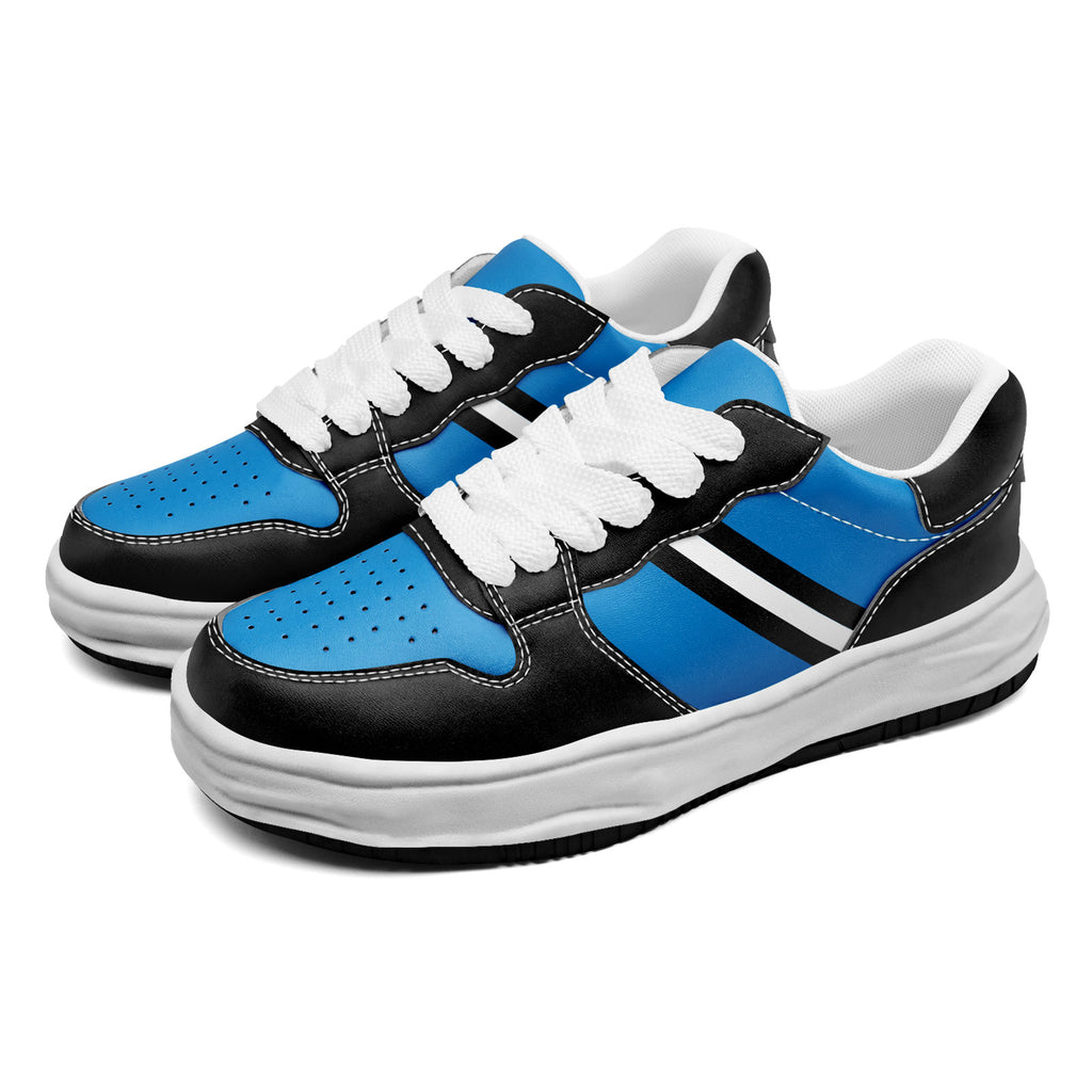 Custom Blue Black Carolina Shoes Personalized Sneaker FN032-D020389-5