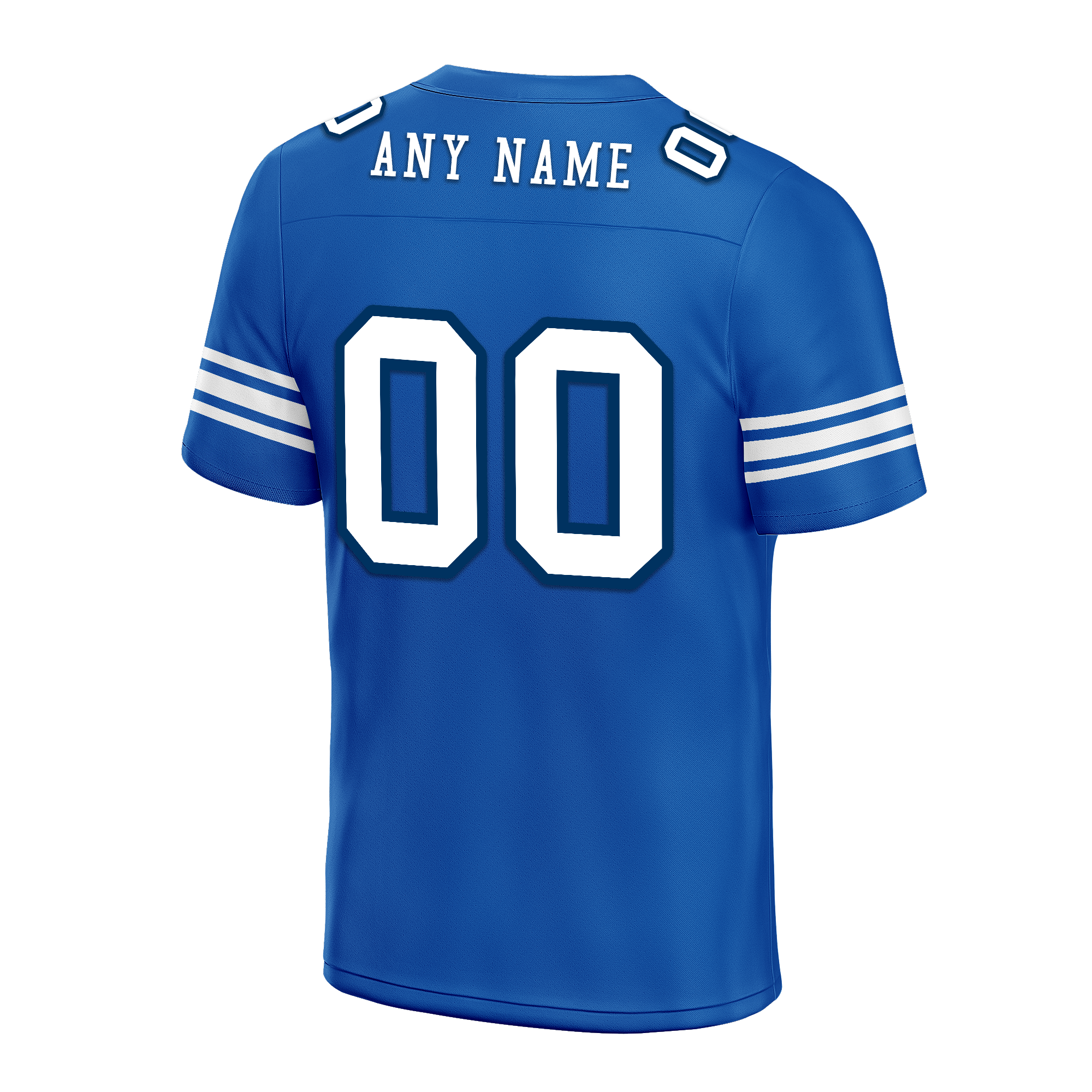 Custom Blue Classic Style Personalized Authentic Football Jersey FBJ02-bd0a700f