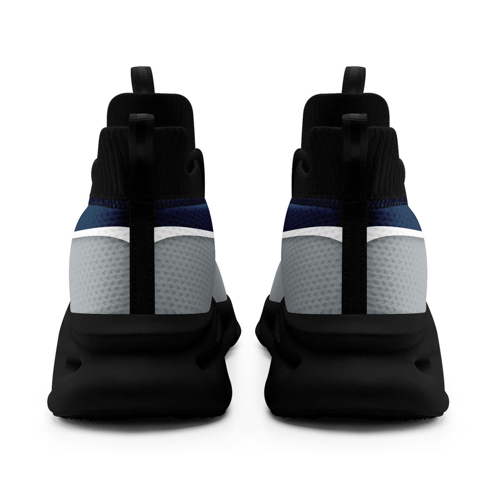Custom Blue Gray Maxsoul Shoes Personalized Sneaker FN030A-E020011-19