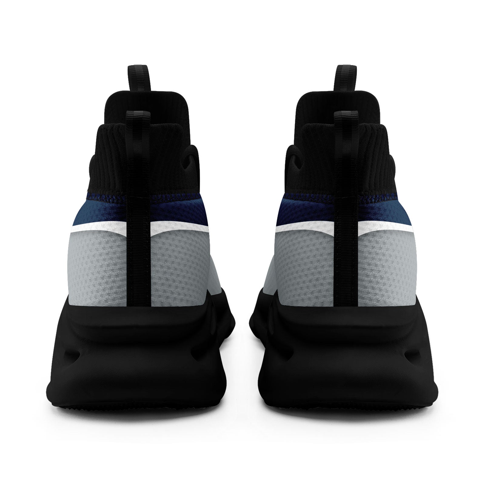 Custom Blue Gray Maxsoul Shoes Personalized Sneaker FN030A-E020011-19