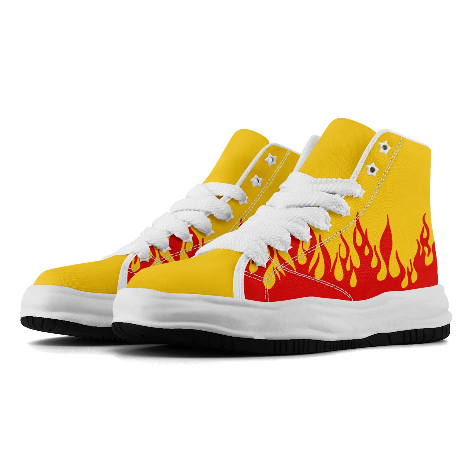Custom Red Yellow Kansas City Football Jersey and Firesoul Sports Shoes Combo Offer Personalized Combo ZH-D020273-18